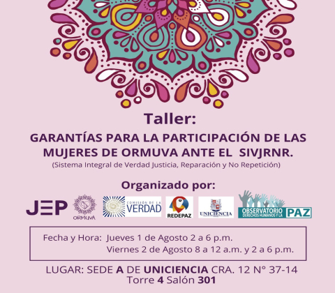 Taller ORMUVA - JEP