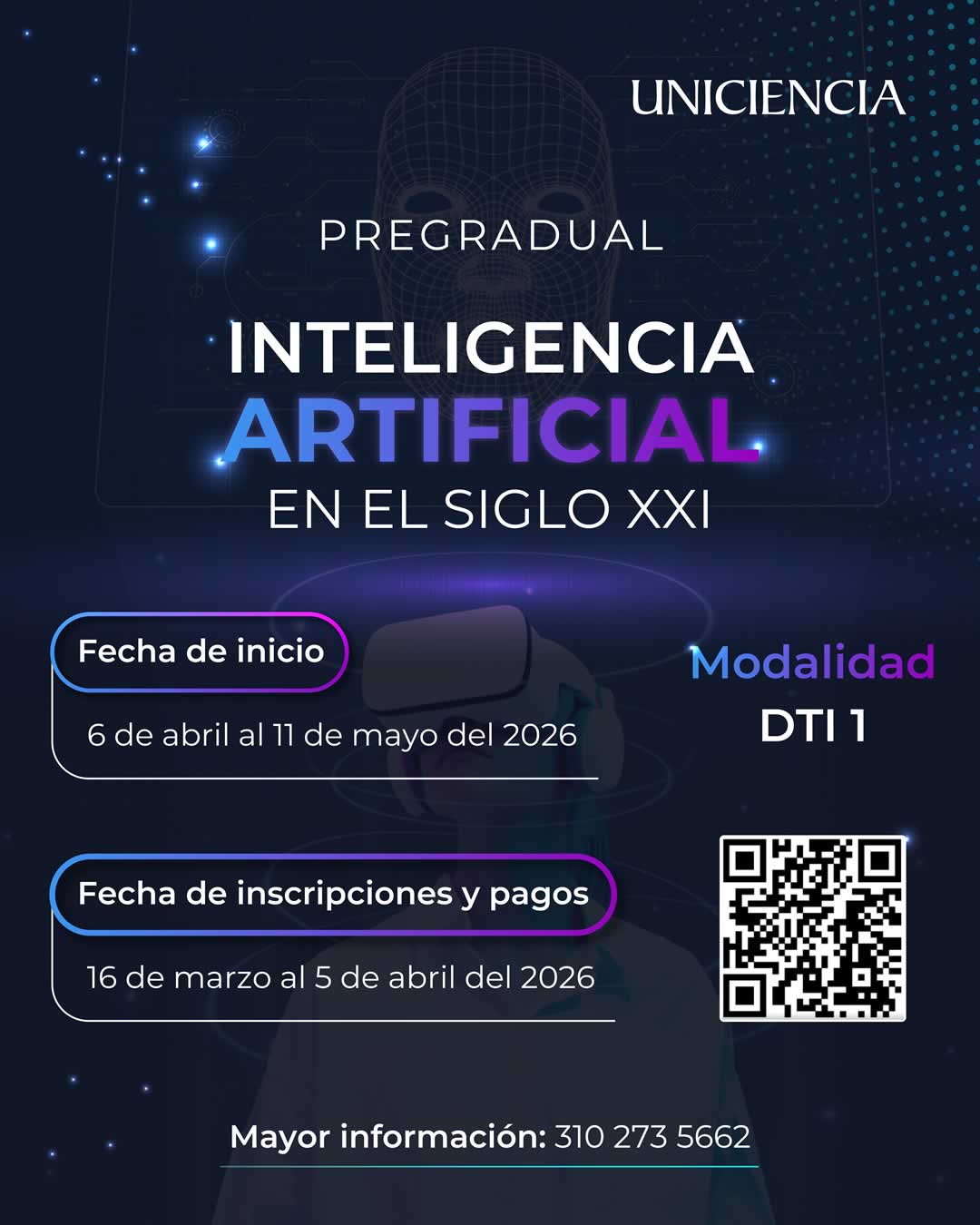 Pregradual Inteligencia Artificial Siglo XXI | UNICIENCIA
