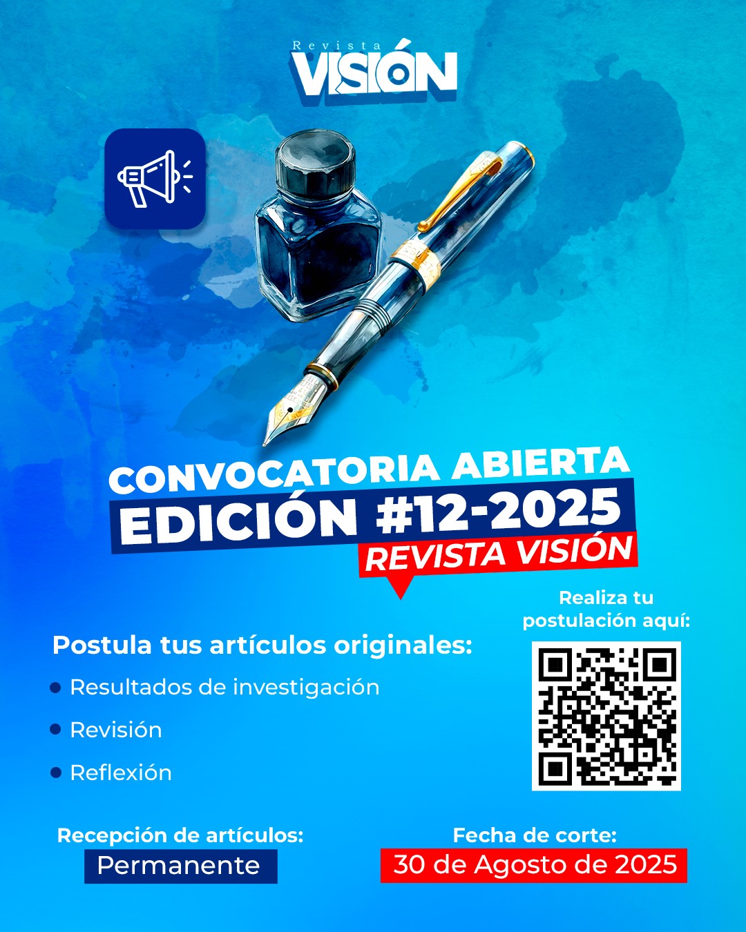 Convocatoria Revista Visión 20252 - UNICIENCIA