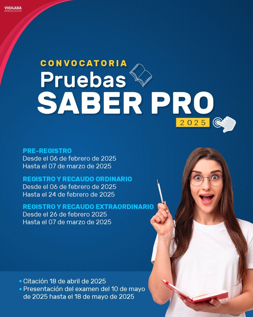 Convocatoria Pruebas Saber Pro 20251 - UNICIENCIA