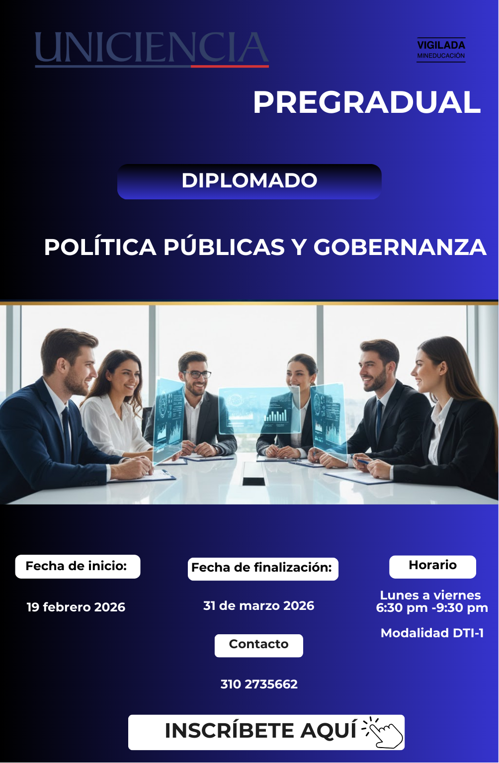 Pregradual Diplomado en Políticas Públicas y Gobernanza | UNICIENCIA
