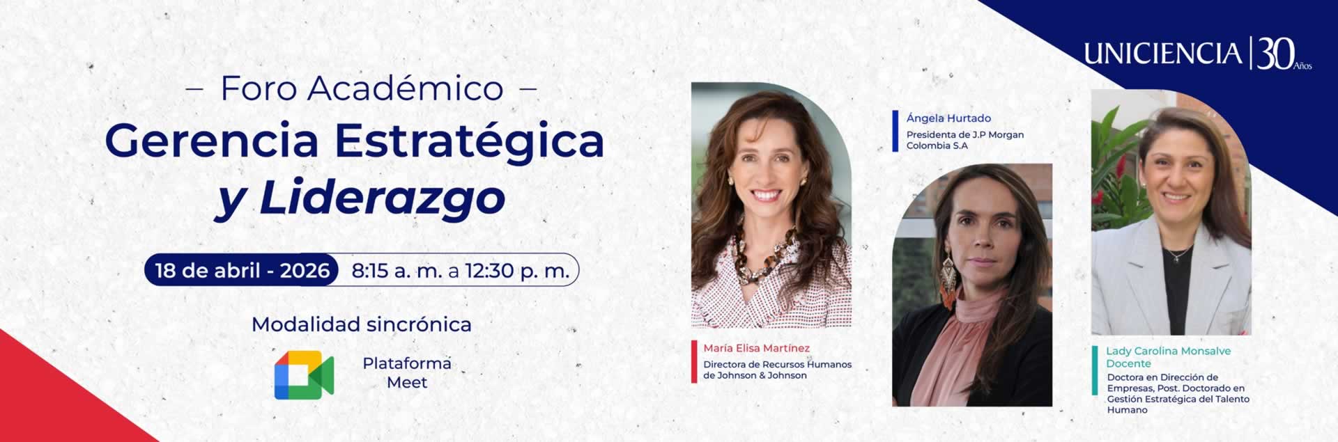 Foro Académico - Gerencia Estratégica y Liderazgo | UNICIENCIA